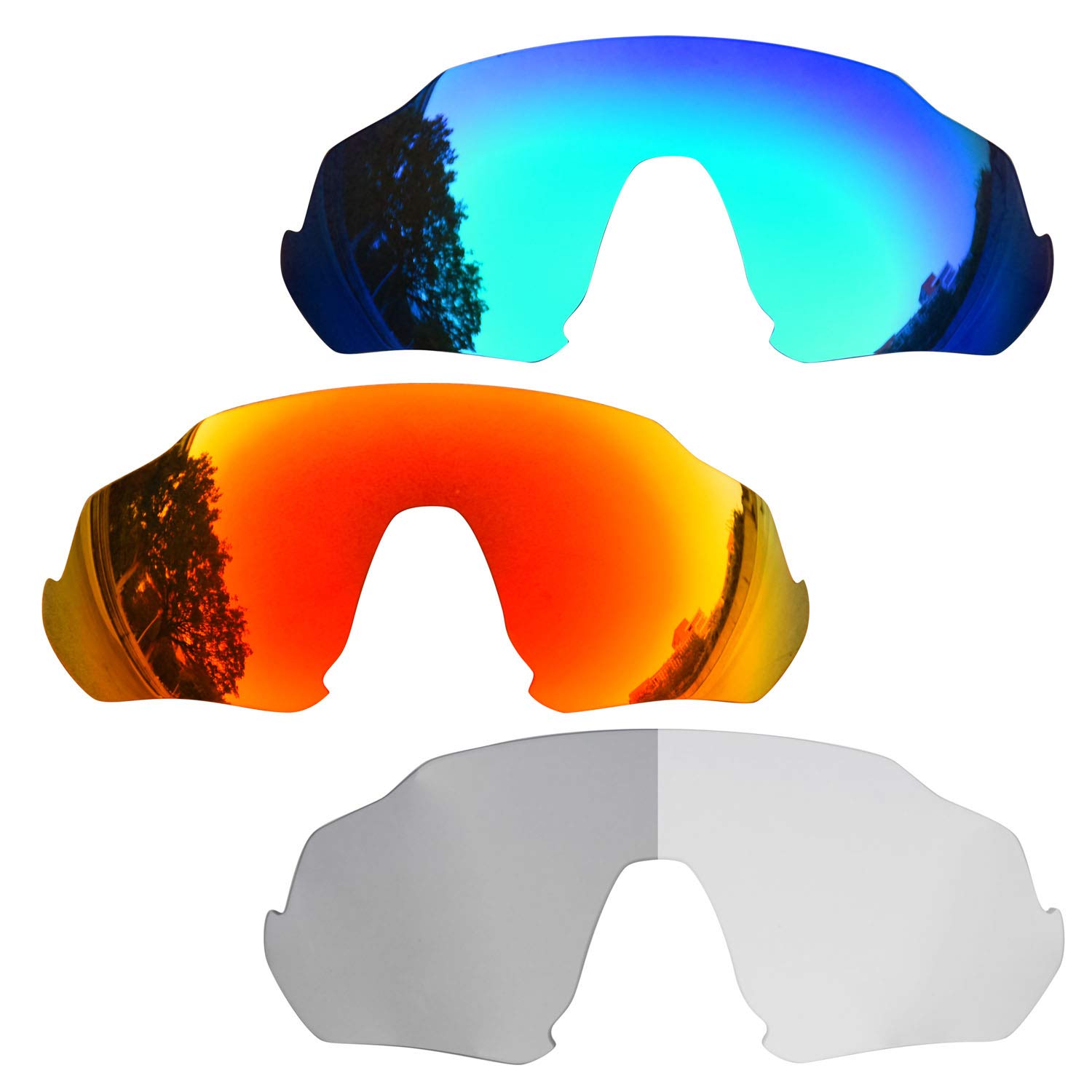 Amazon | SOODASE 為に Oakley Flight Jacket サングラス レッド